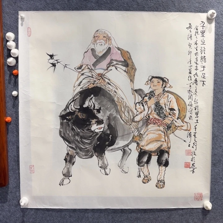 国画须*欢毛国伦国画作品