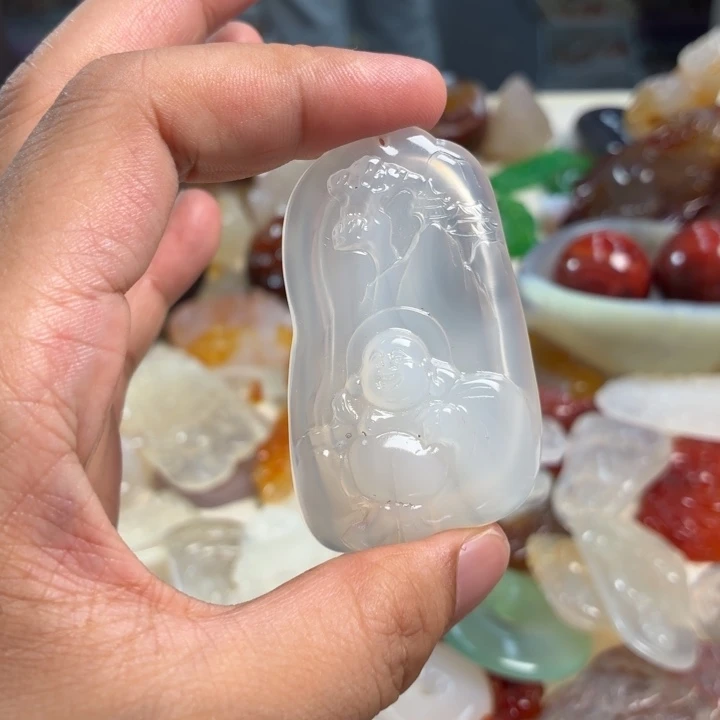 未镶嵌吊坠(不含链)玛瑙/玉髓