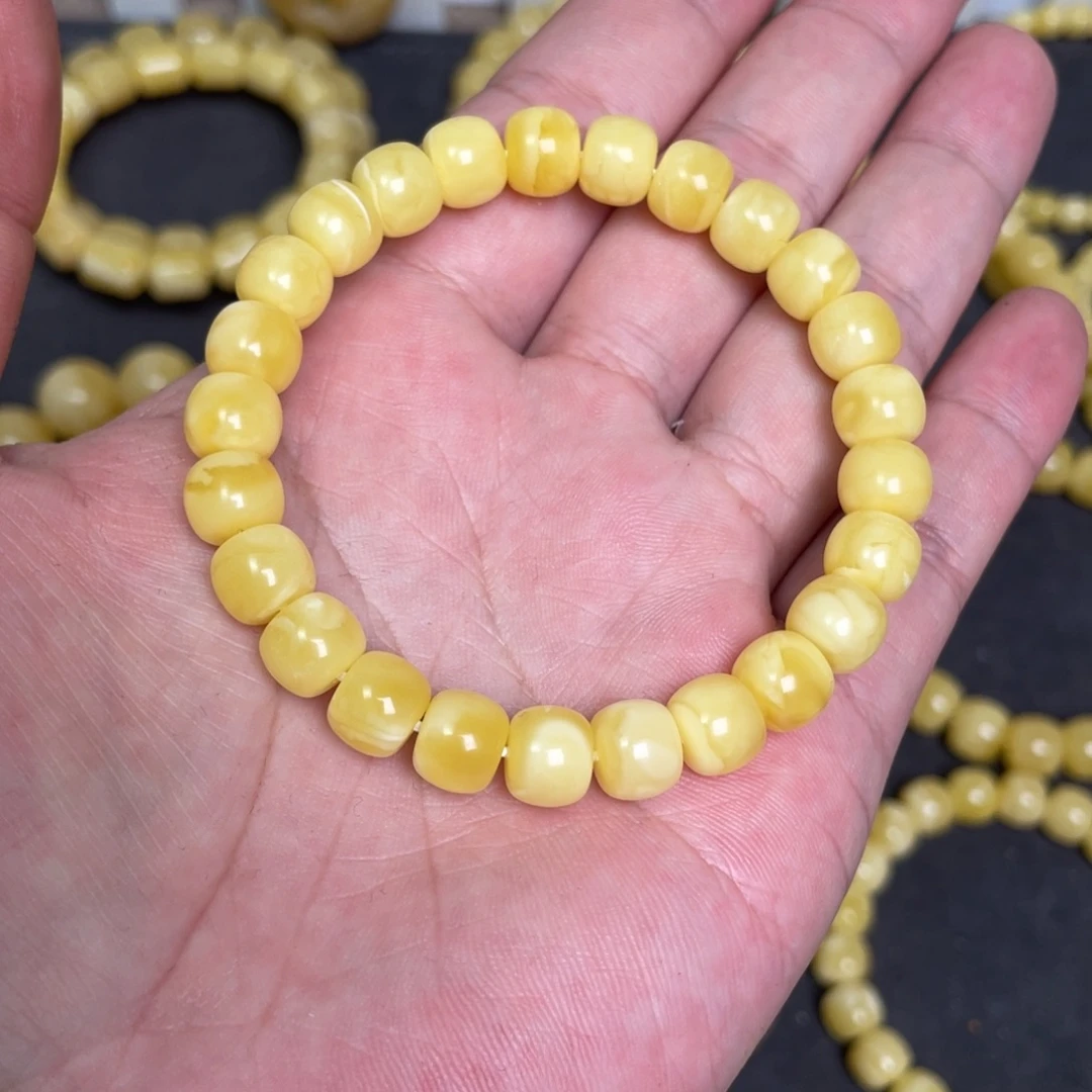 蜜蜡未镶嵌裸石蜜蜡手串8.8mm