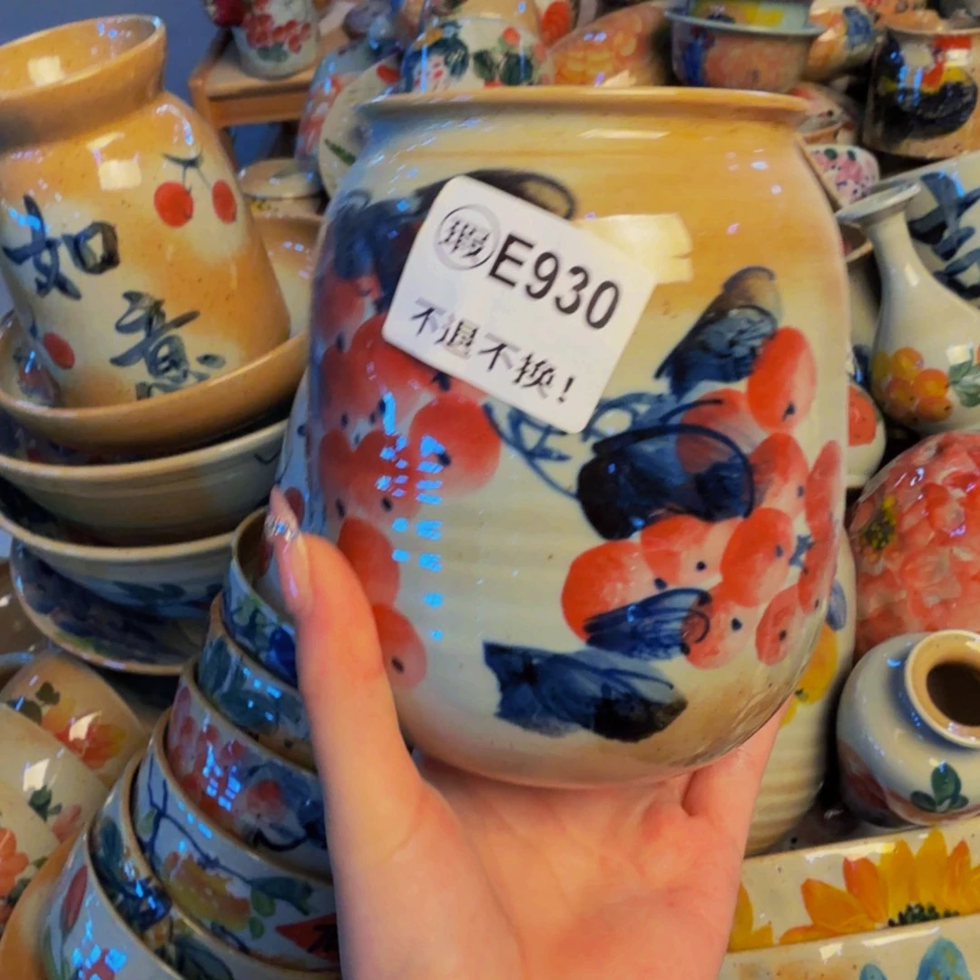 瓷片景德镇陶瓷手工手绘