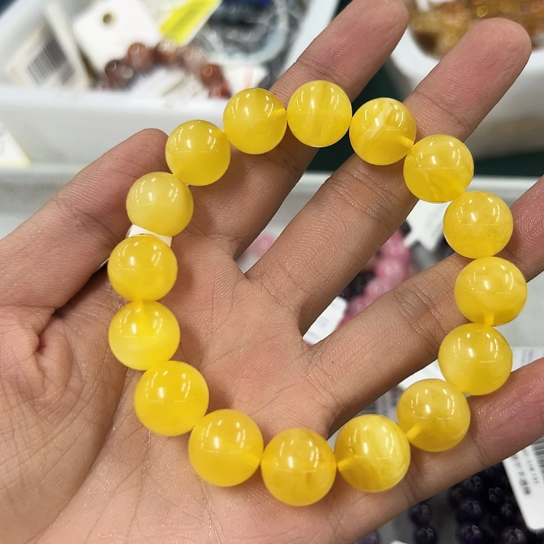 手链未镶嵌水晶特价蜜蜡