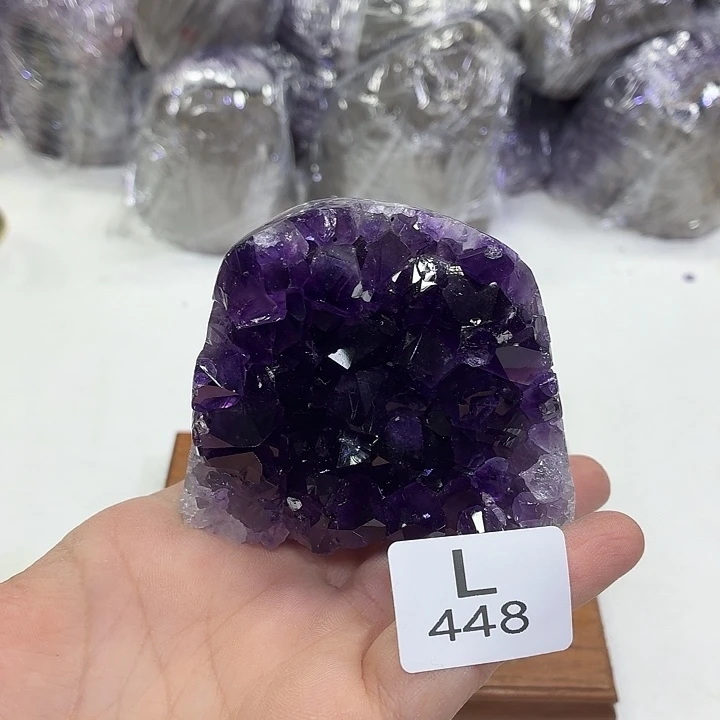 水晶摆件未镶嵌天然紫水晶