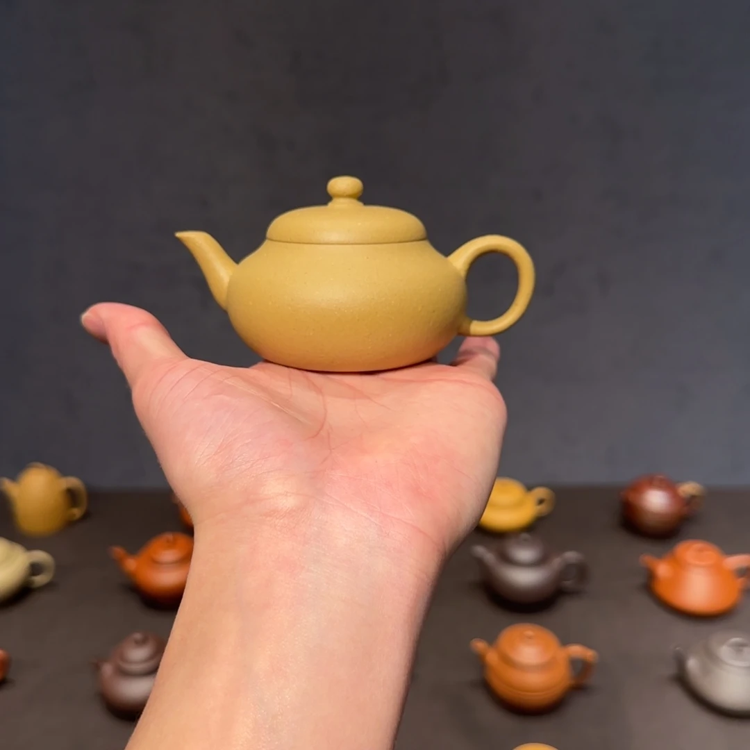 风***语紫砂茶壶君乐 本山绿泥 125cc