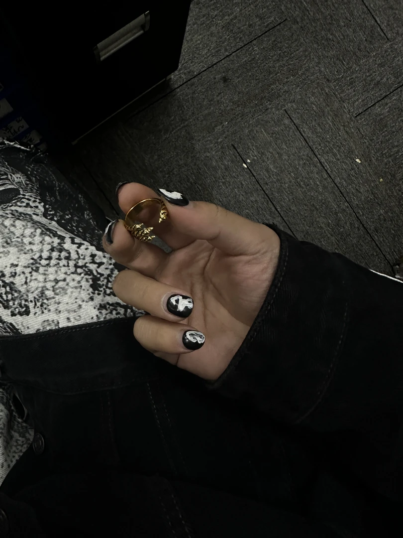 合金戒指 【陨灭 龙之魂 戒指】黄色古铜龙爪戒指国潮气质时尚