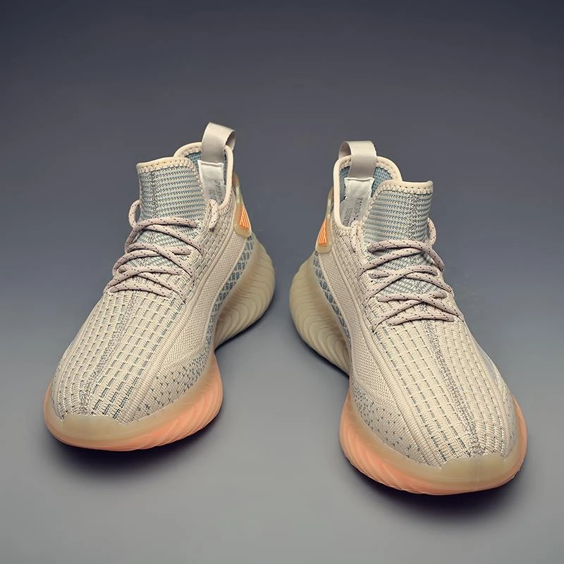 路易圣戈希男鞋夏季透气软底飞织鞋网面鞋子男士耐磨