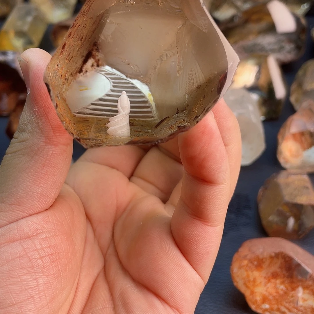 未镶嵌水晶珠宝半成品