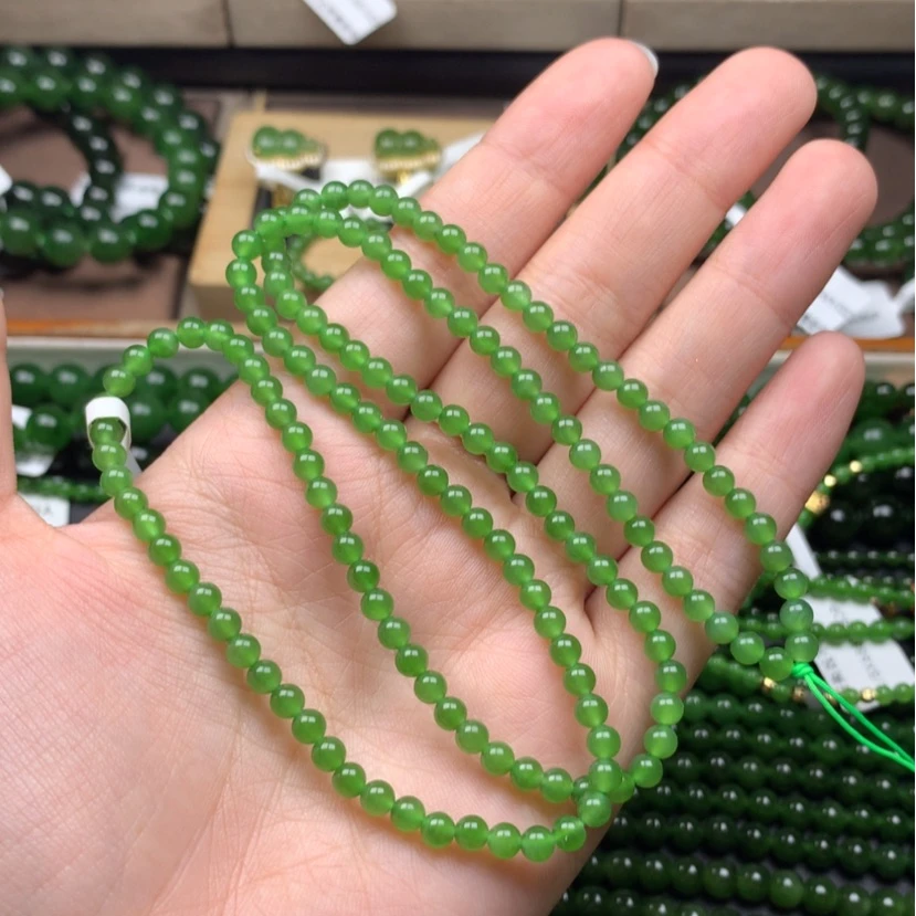 【闪购商品】颈饰未镶嵌和田玉（碧玉）孙*华