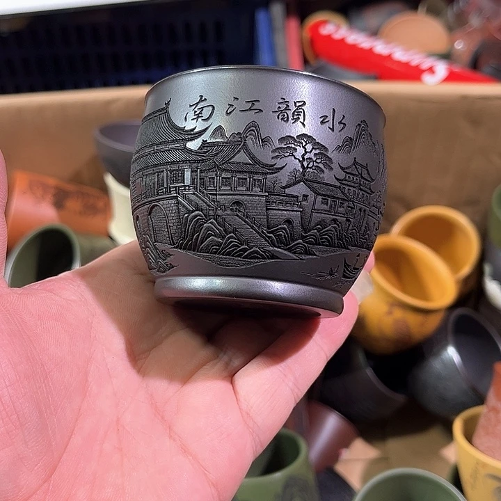 茶杯紫砂全手工紫砂主人杯