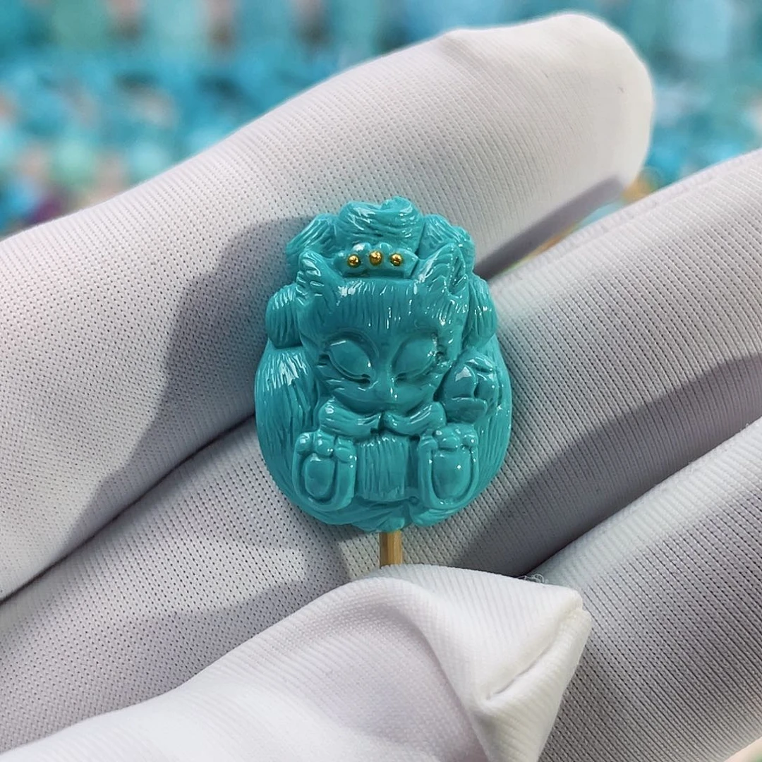 绿松石珠宝奇石未镶嵌