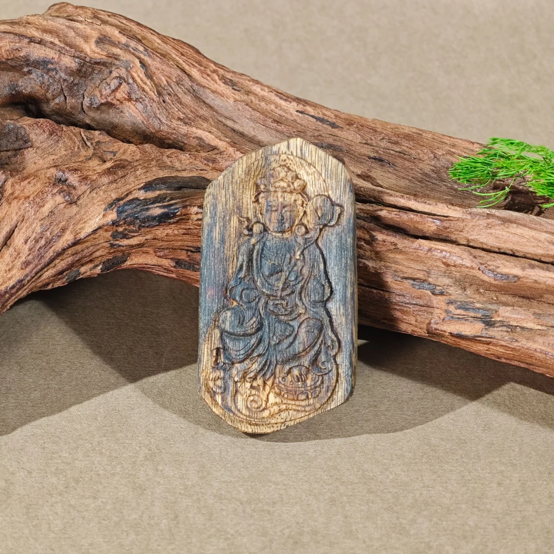 沉香沉香棋楠佛牌-大势至TXQN1671