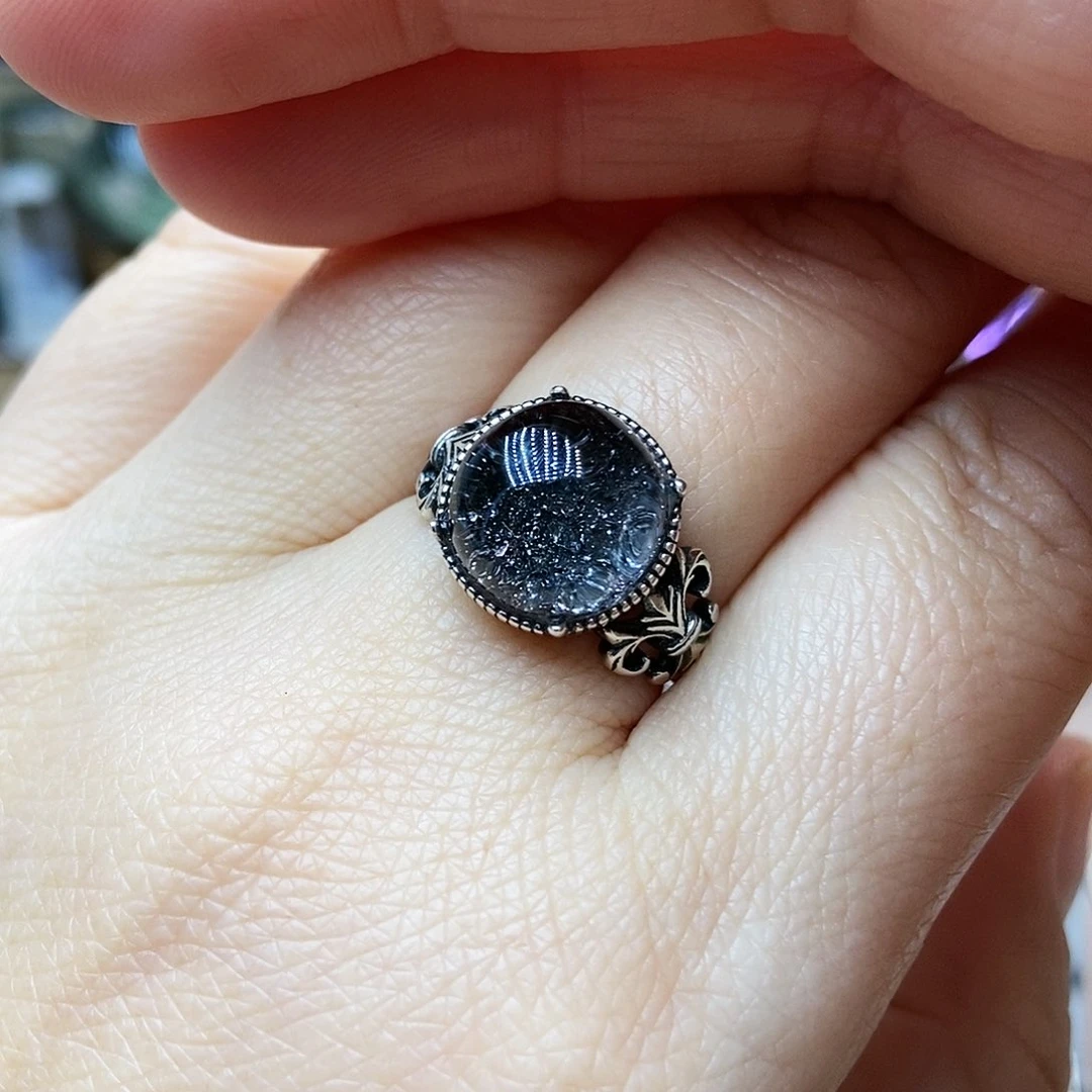 水晶戒指银S925镶嵌T****雨