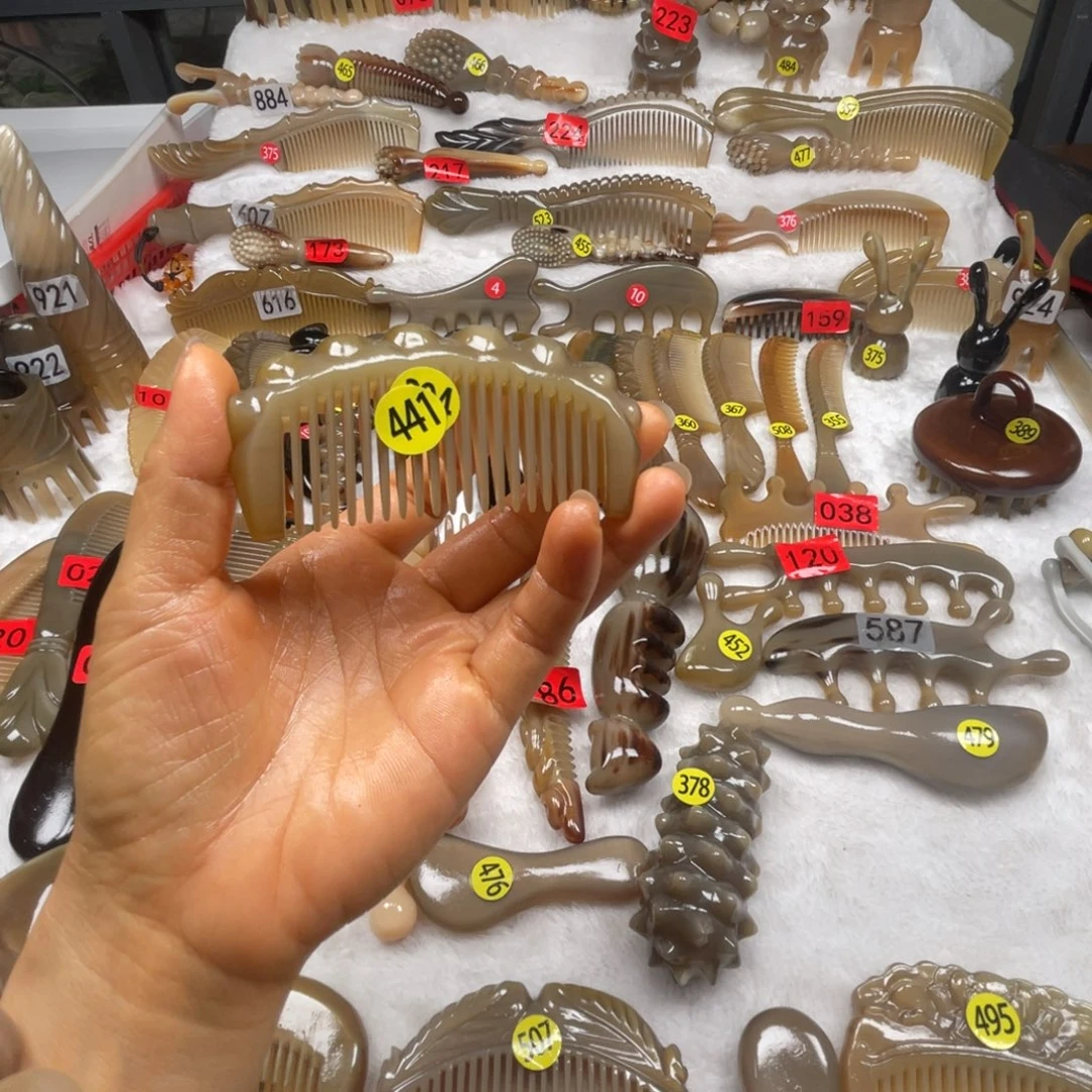 江***海牛角梳福利款梳子