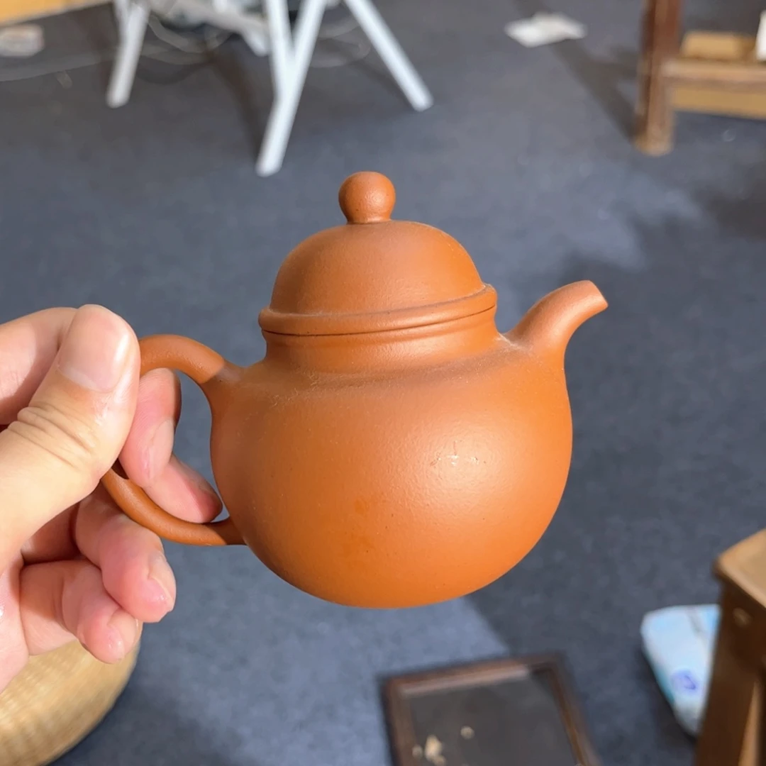 紫砂紫砂茶具红泥无添加不机车