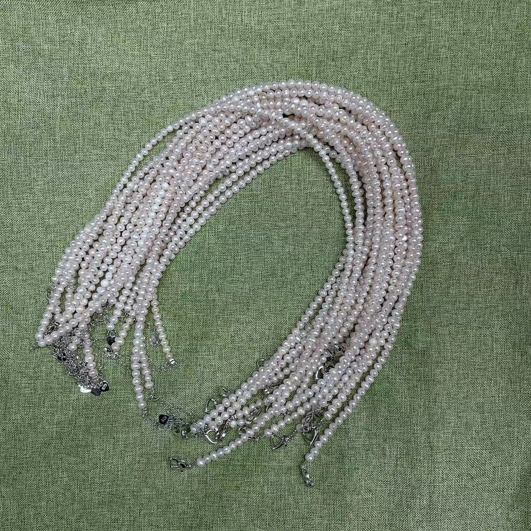 天然淡水无核珍珠D01#时尚简约项链