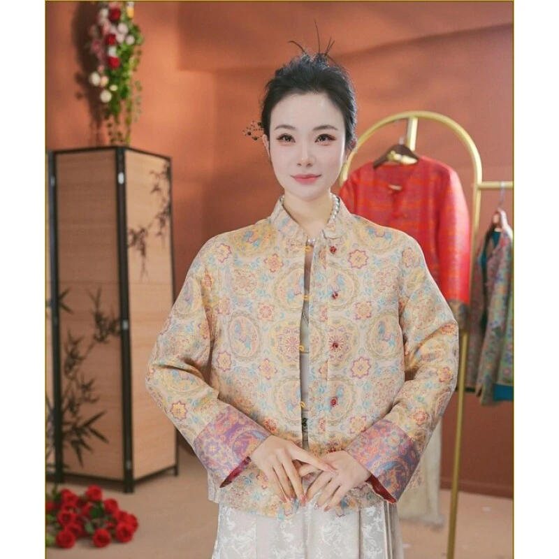 【福达-外套】2025新中式国风盘扣外套