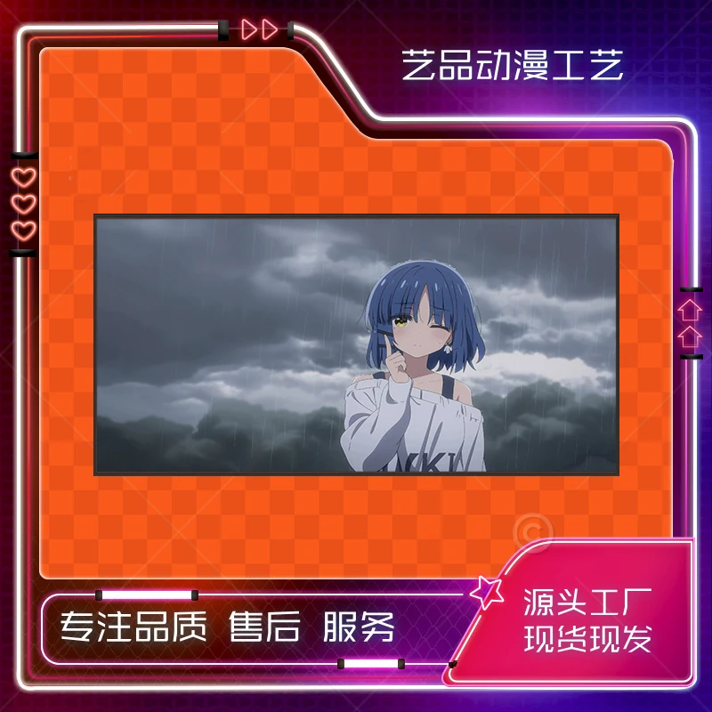 《孤独摇滚》雨天山田凉电竞房客厅卧室背景挂画P 40*80