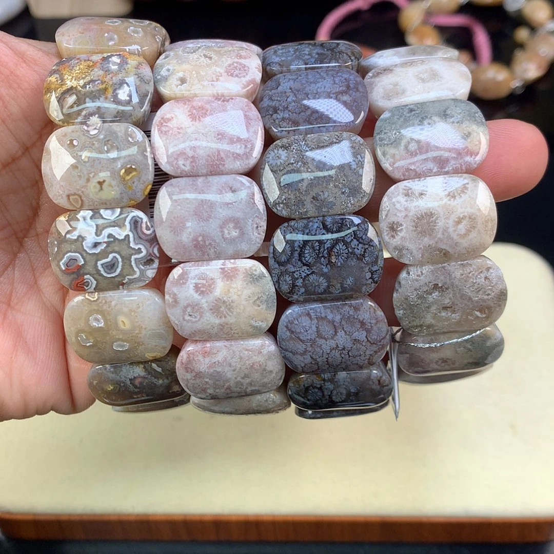 【闪购商品】颈饰未镶嵌硅化珊瑚（珊瑚玉）50号上新128一条可挑