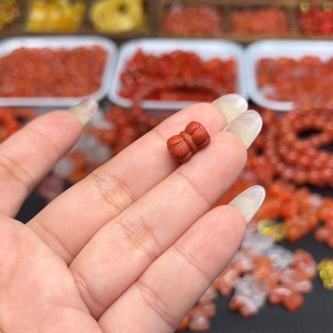 六***喵南红玛瑙未镶嵌吊坠(不含链)