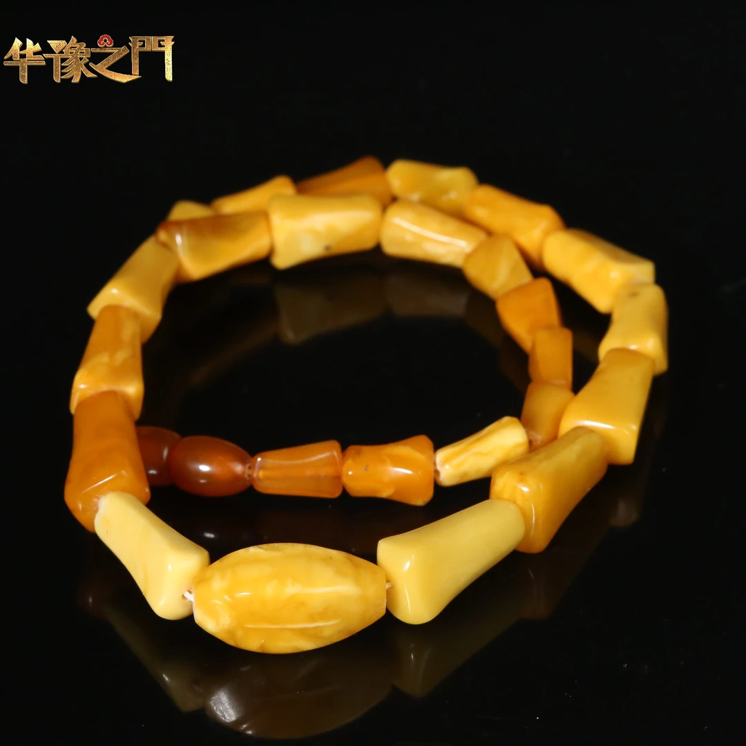 十九世纪老蜜蜡项链【华豫之门】AAML250621170