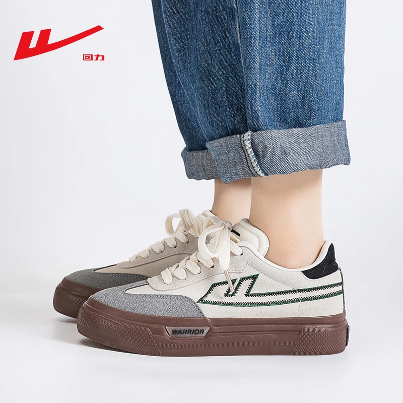 回力复古厚底板鞋女鞋2025秋冬新款透气不闷脚软底爆款时尚女鞋子