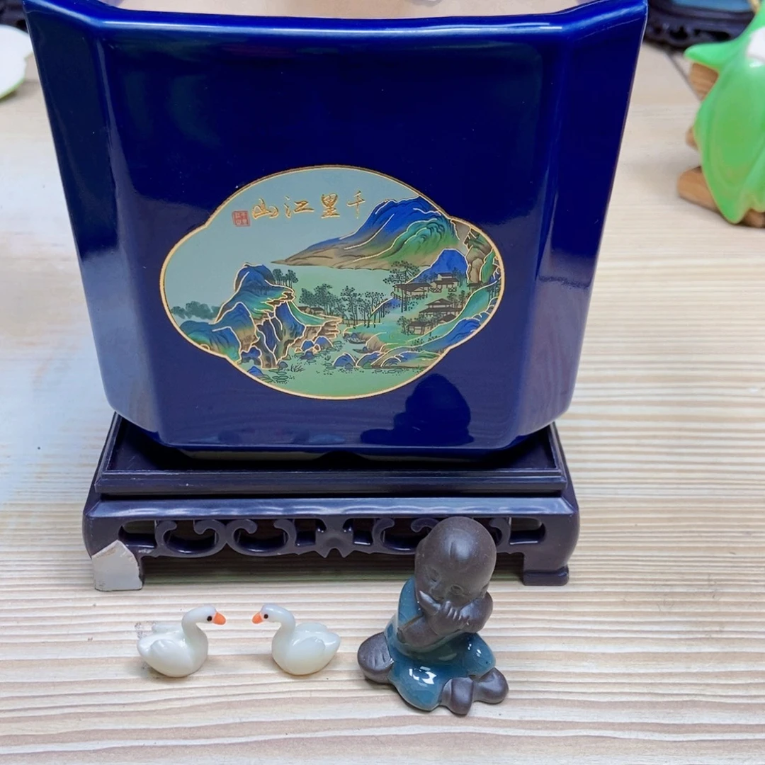 瓷片陶瓷花盆陶瓷艺术