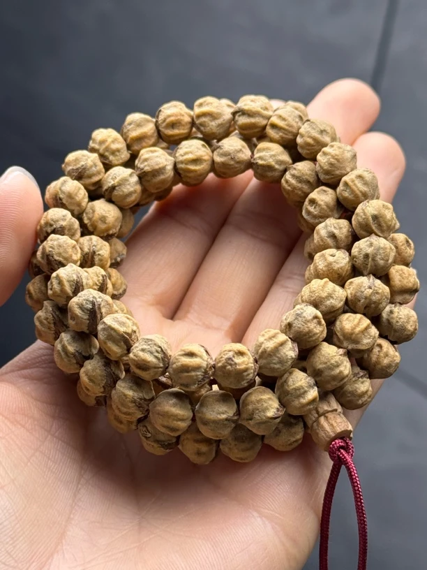 西藏红牙口原装百香籽108长串