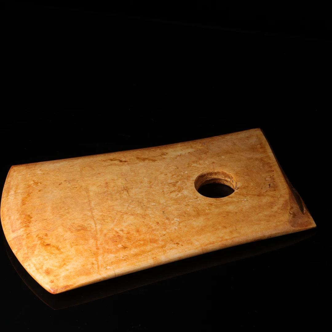 明代地方玉素玉斧-NX