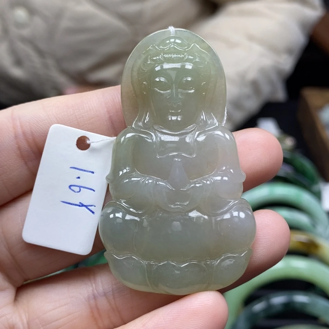 翡翠颈饰未镶嵌观音31号