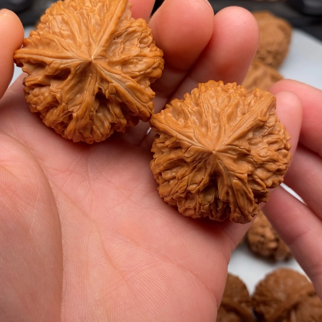 文玩核桃把件41+三棱