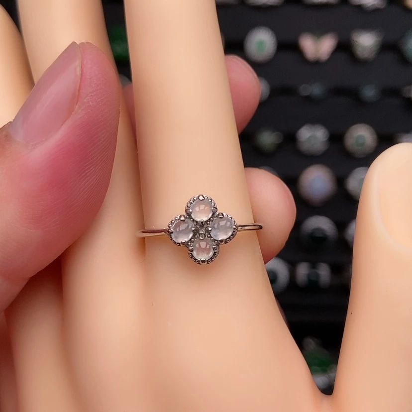 【闪购商品】银S925镶嵌戒指翡翠