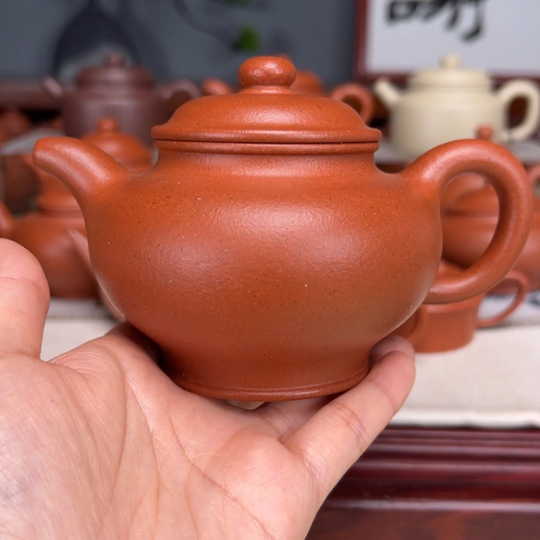 紫砂茶壶宝山红泥280