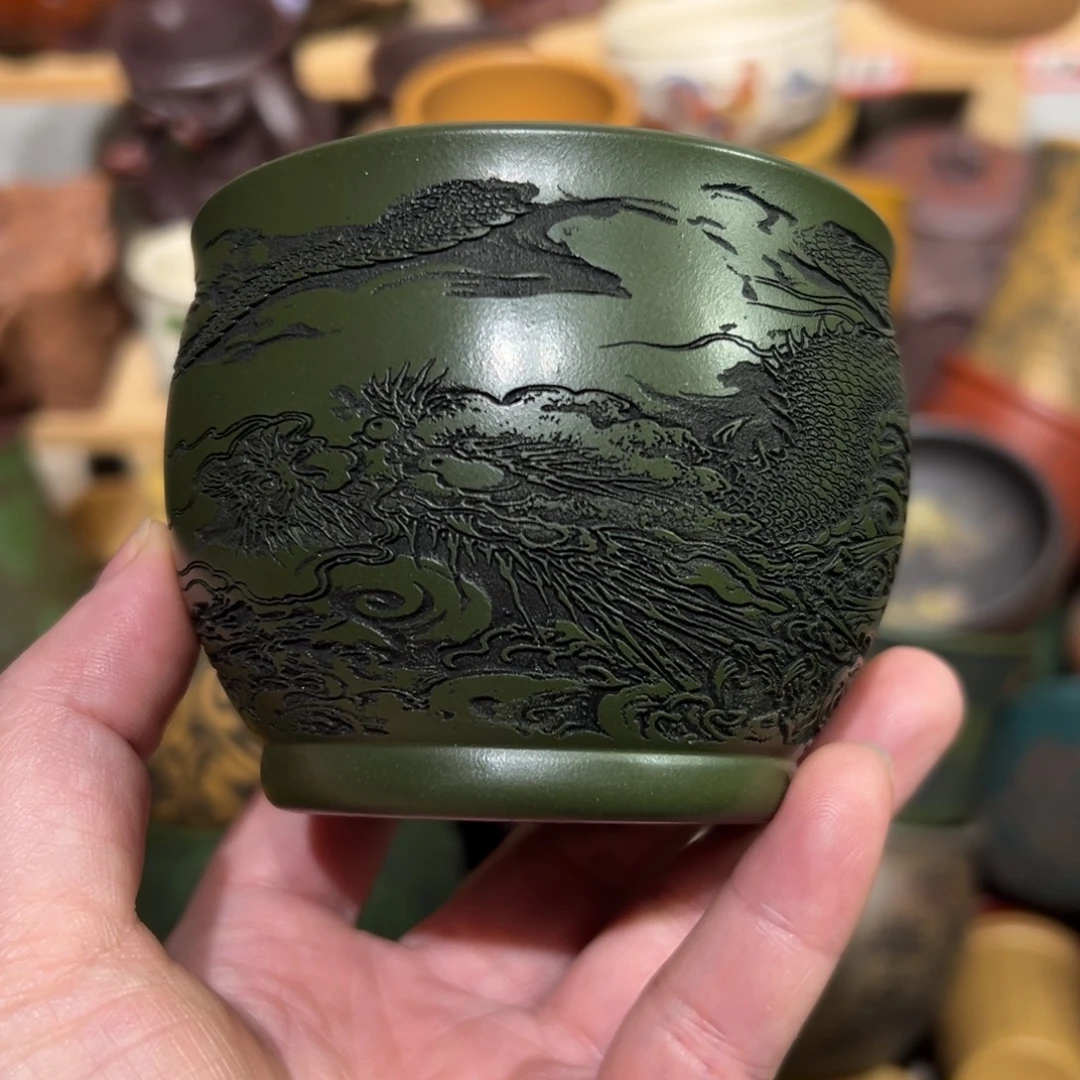 紫砂茶杯宜兴紫砂主人杯