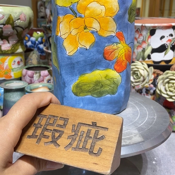 景德镇艺术手绘作品