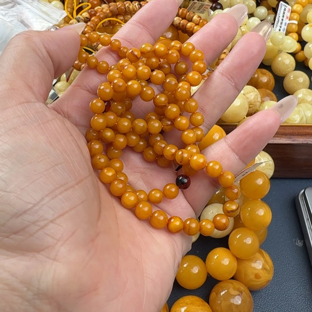琥珀未镶嵌珠宝奇石