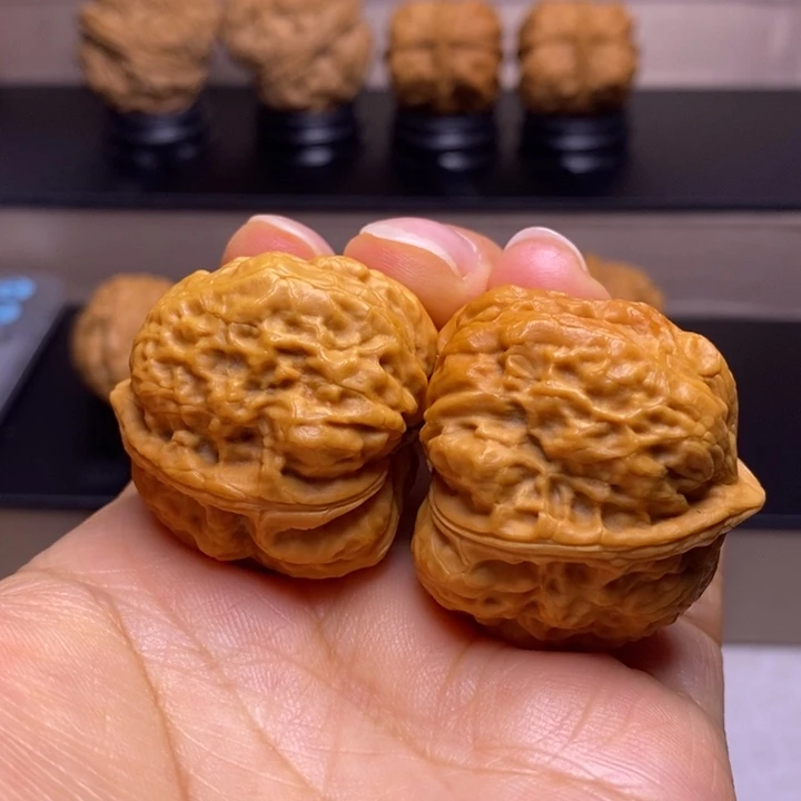 把件文玩核桃卧莲金蟾17