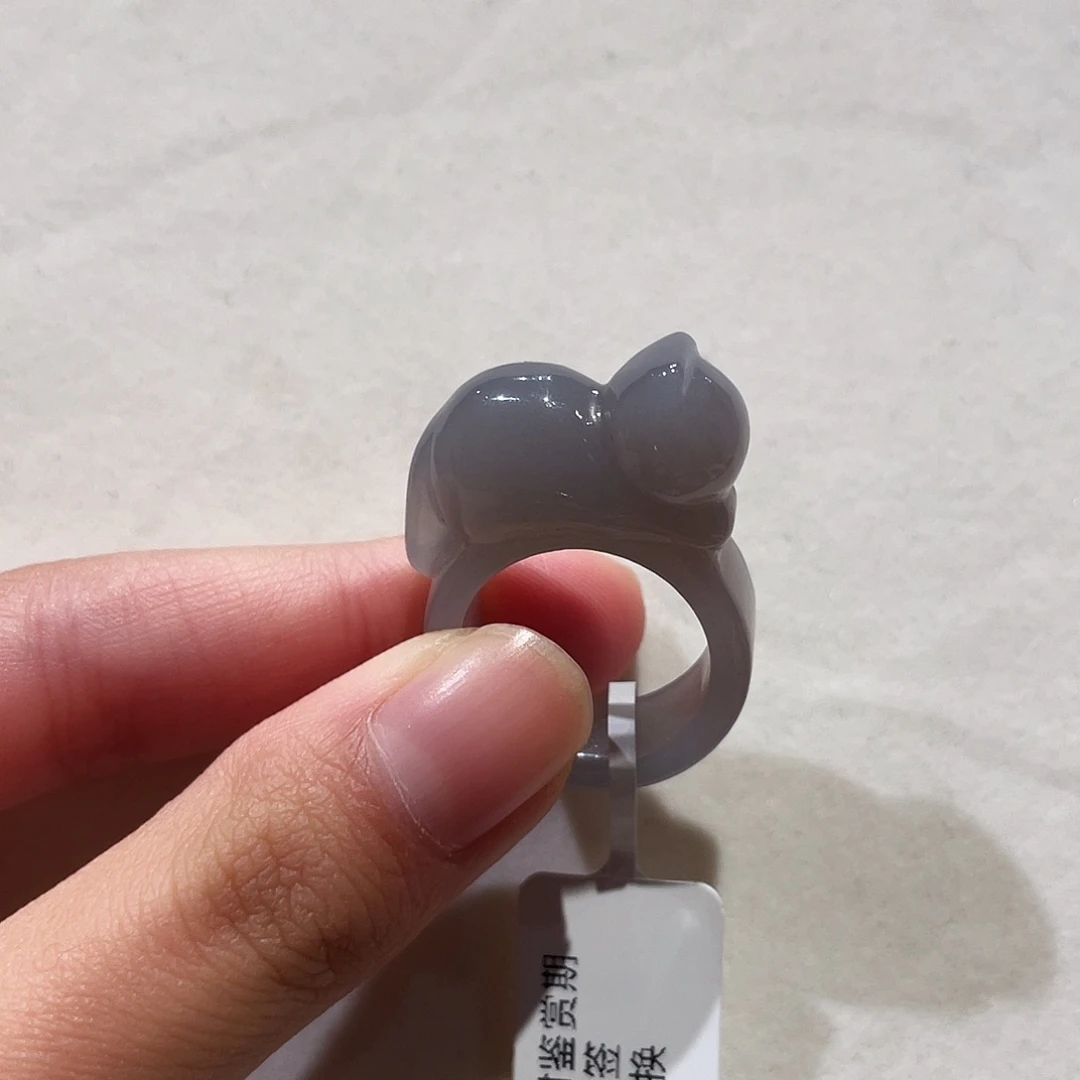 和田玉未镶嵌戒指