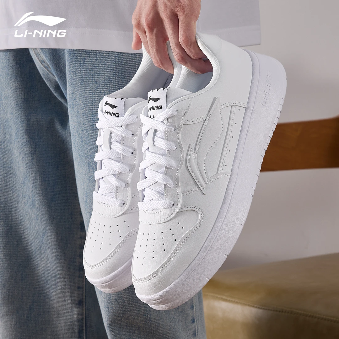 李宁男鞋2025年夏季新款板鞋经典小白鞋时尚百搭休闲运动鞋子男款
