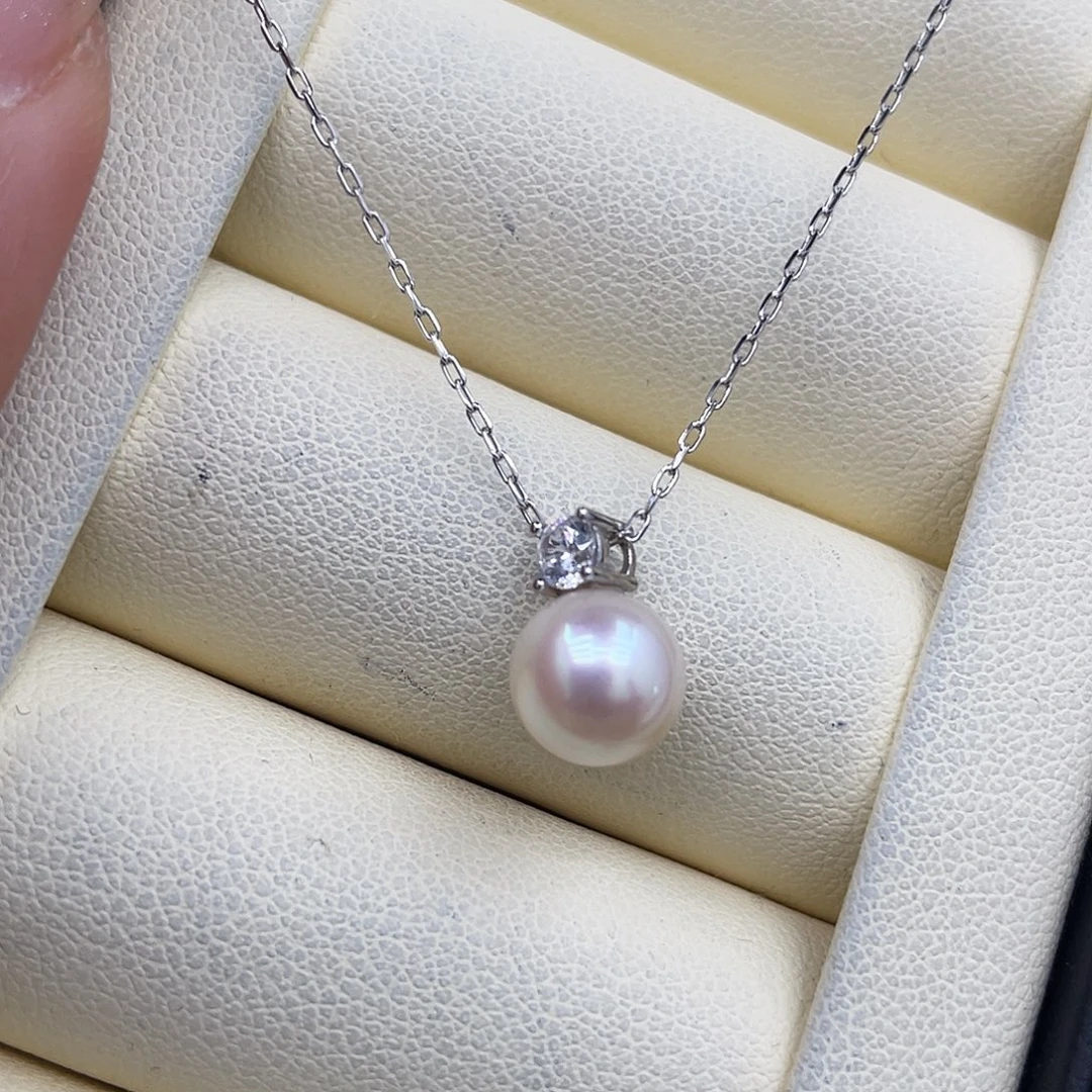 颈饰海水珍珠银S925镶嵌