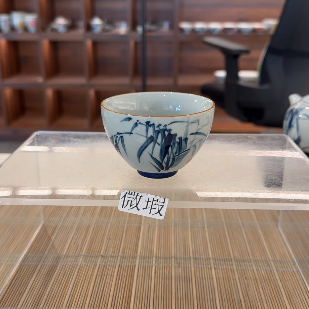 釉下彩纯手绘微瑕