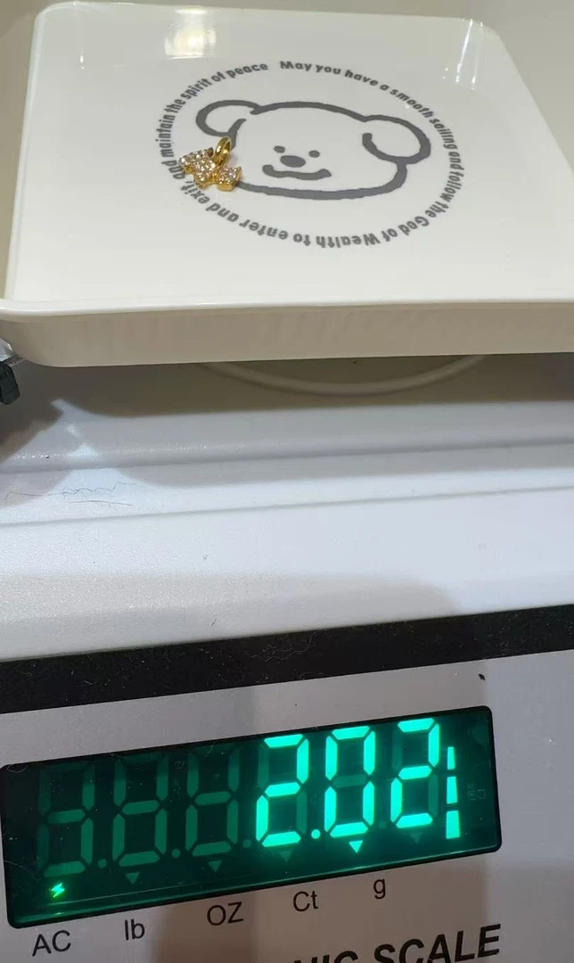 足金精品工艺吊坠