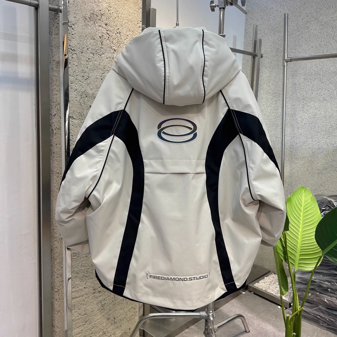 秋冬季新款羽绒服男款爆款2025新款正品男士拼色抗寒保暖连帽男装