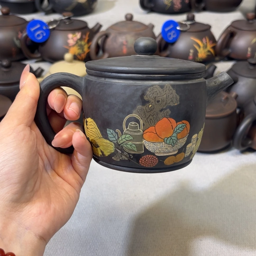 【闪购商品】老*?红泥 手磨刻填 容量 249cc
