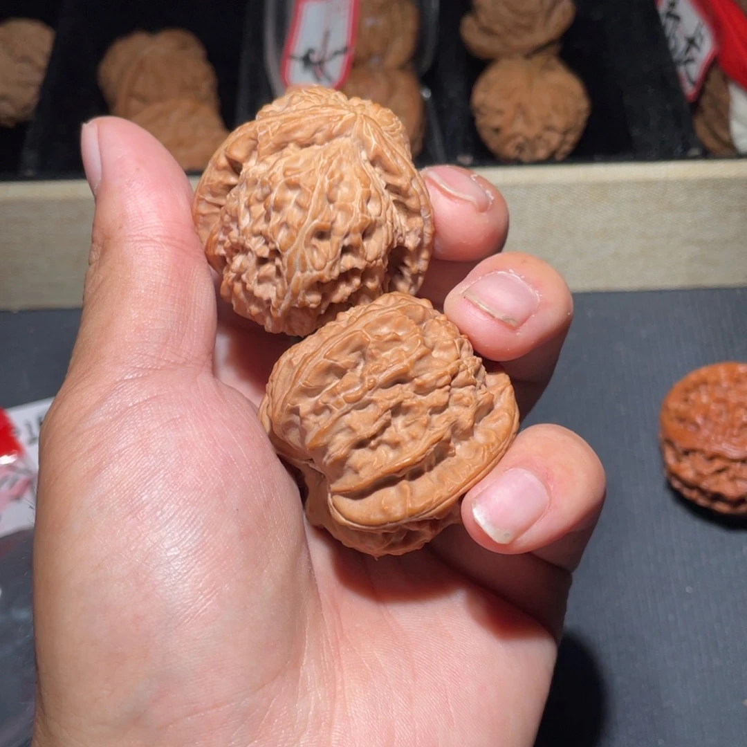 把件文玩核桃张*呵核桃