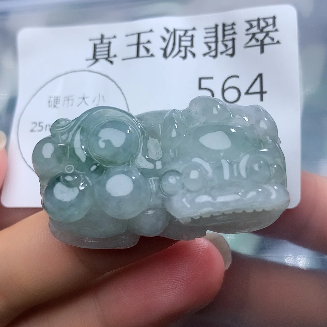 翡翠未镶嵌颈饰564