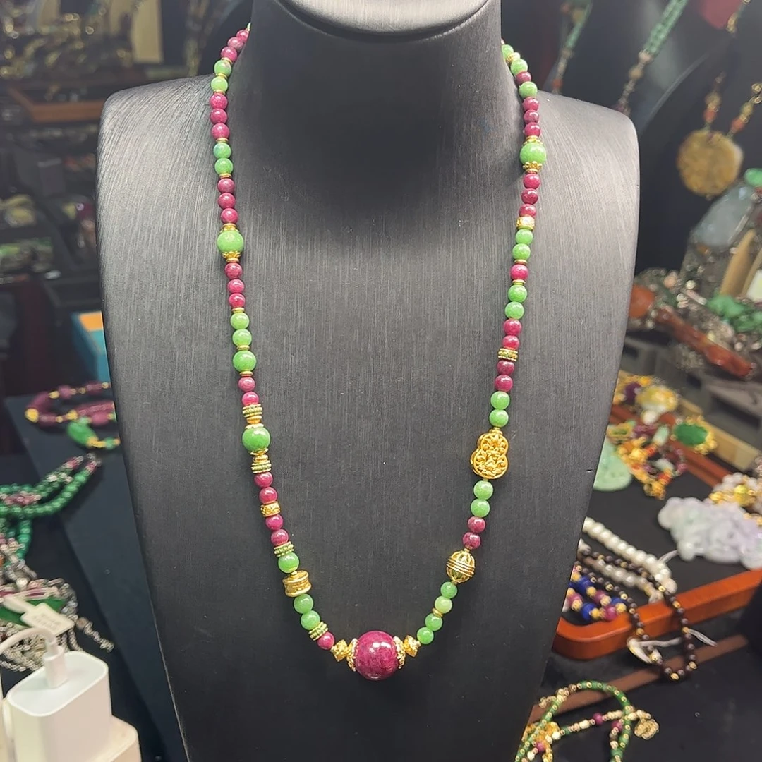 红宝石未镶嵌项链福利价