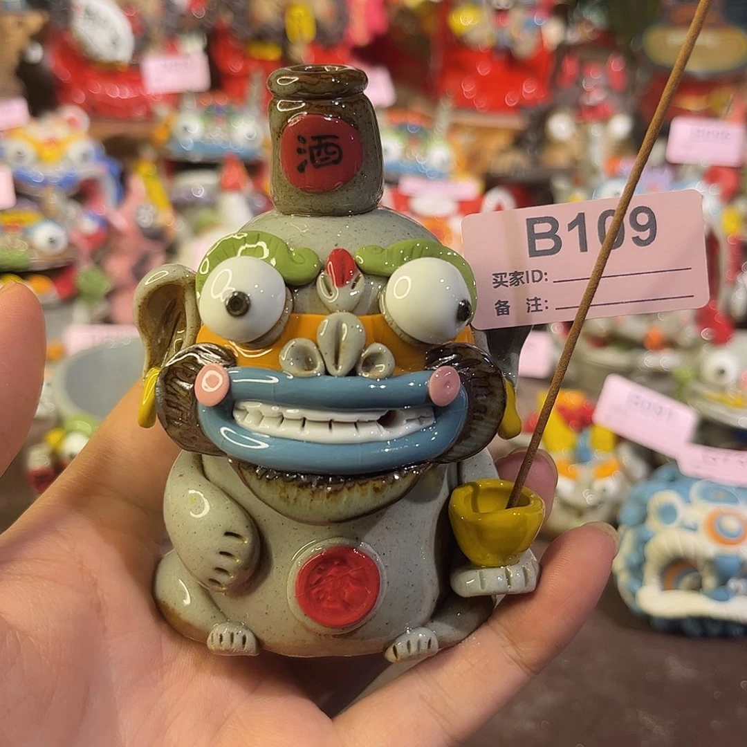 W***枚泥塑纯手工茶宠摆件