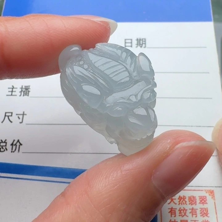 翡翠未镶嵌颈饰貔貅