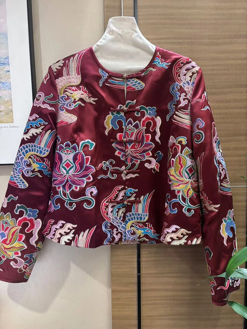 CHIC FAIRY 【红莲】 国风中式重工刺绣外套