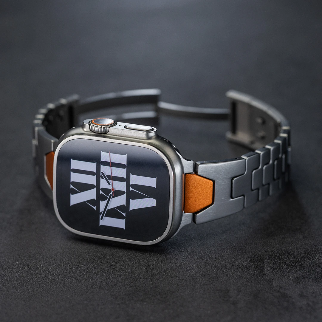 本亦优品AppleWatch快拆不锈钢表带适用苹果手表iwatch金属保护壳