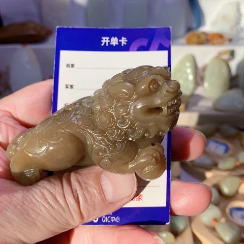 和田玉（糖玉）把件未镶嵌